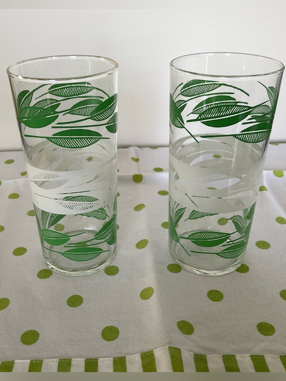 MCM Federal Vintage 6-1/4” Tall Beverage Glasses, Set of 2